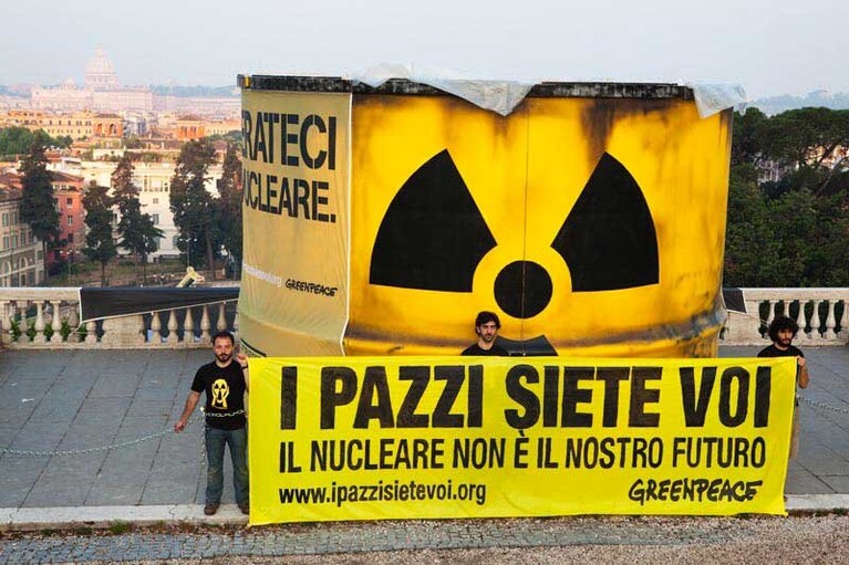 Greenpeace contro il nucleare