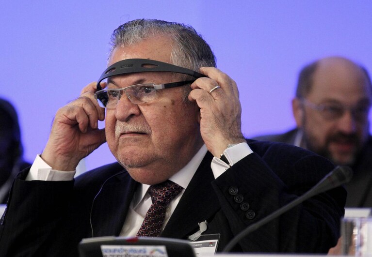 Il Presidente dell'Iraq Jalal Talabani