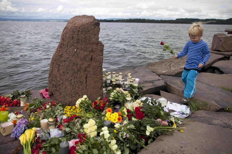 L'isola di Utoya dopo il massacro