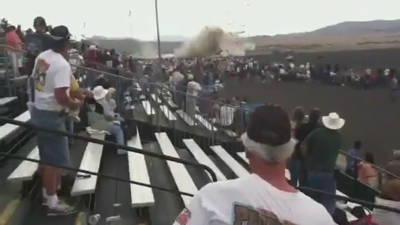 Fotogramma del video dello schianto
