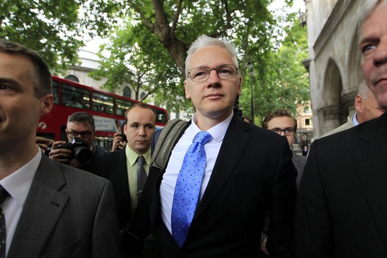 Il fondatore di Wikileaks presente ad Occupy London