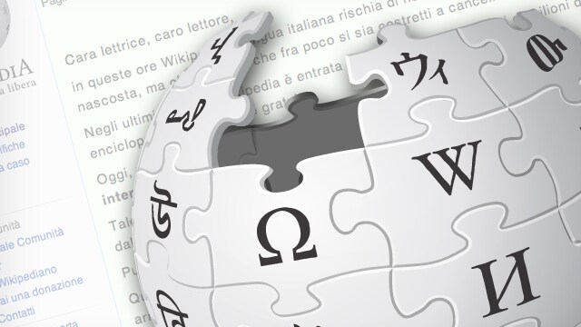 Se anche wikipedia si schiera contro la politica