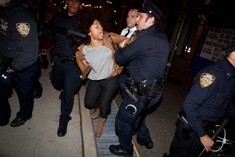 arresti sgombero zuccotti park