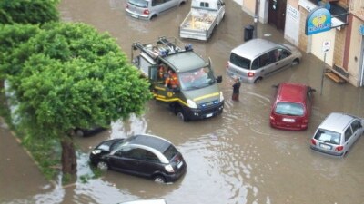 Immagini dell'alluvione