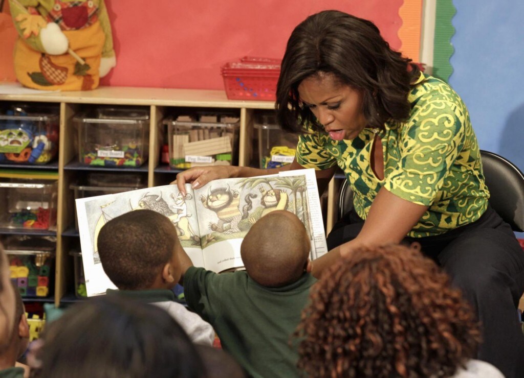 frist lady americana contro l'obesità