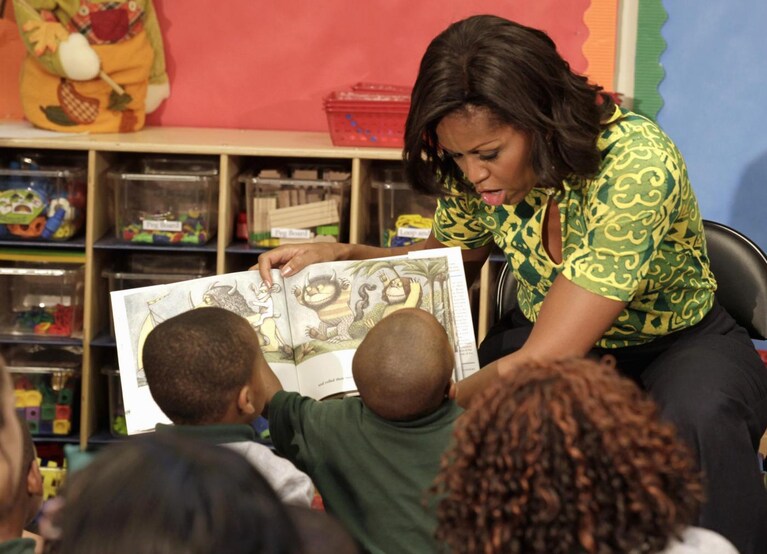 frist lady americana contro l'obesità