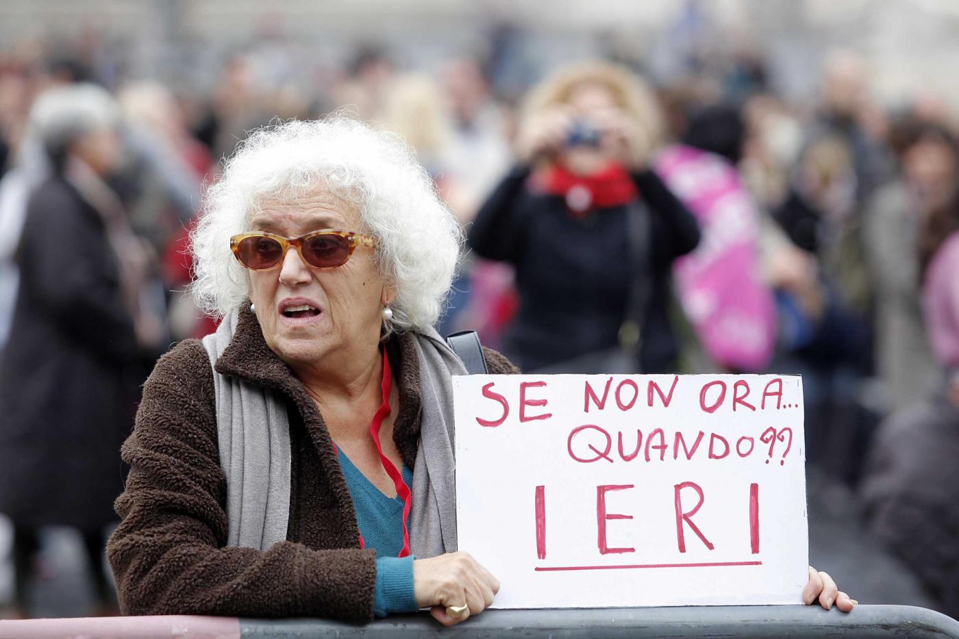 Manifestazione delle donne di "Se non ora quando"