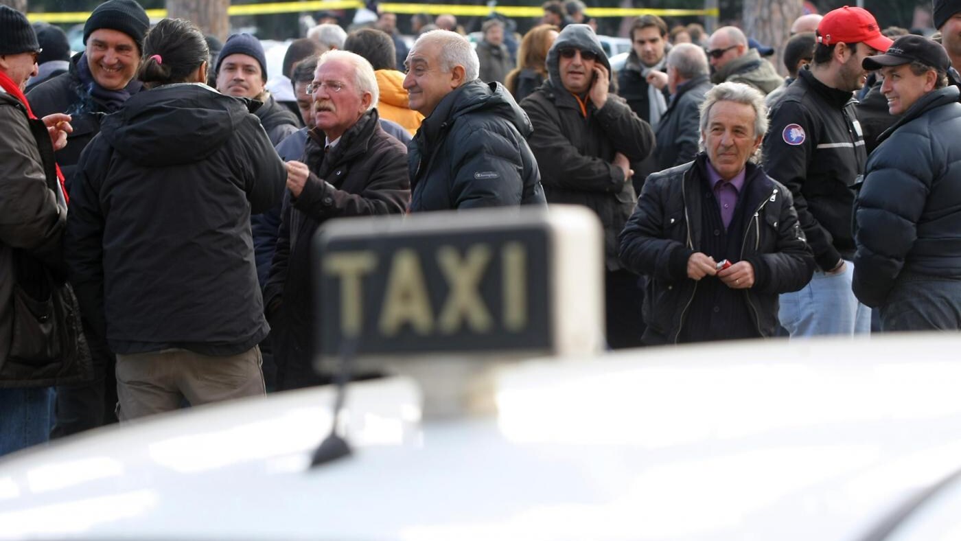 Proteste dei tassisti