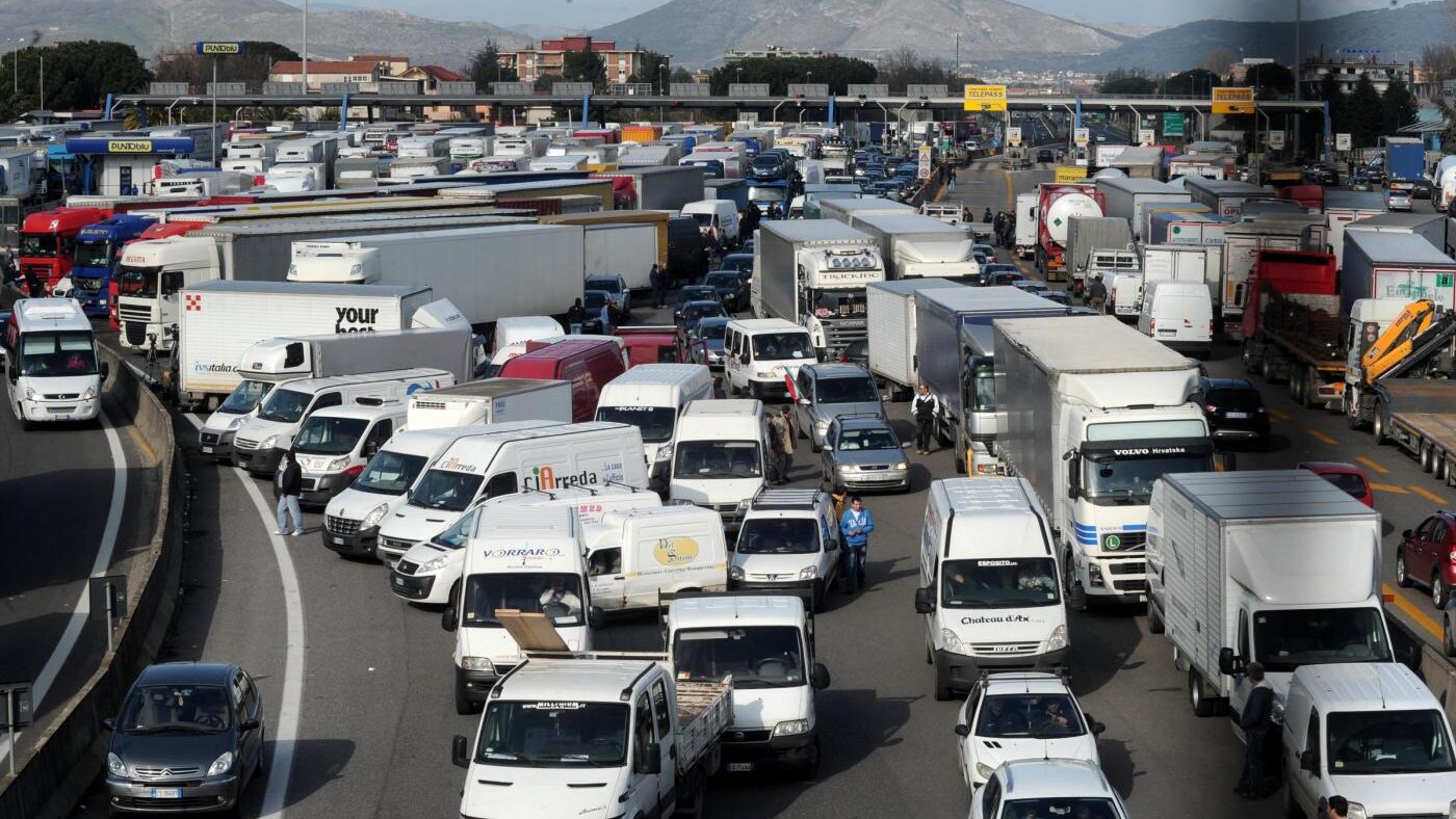 Proteste degli autotrasportatori