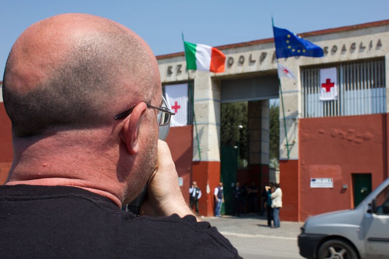 L'ex Caserma di Caserta diventata CIE