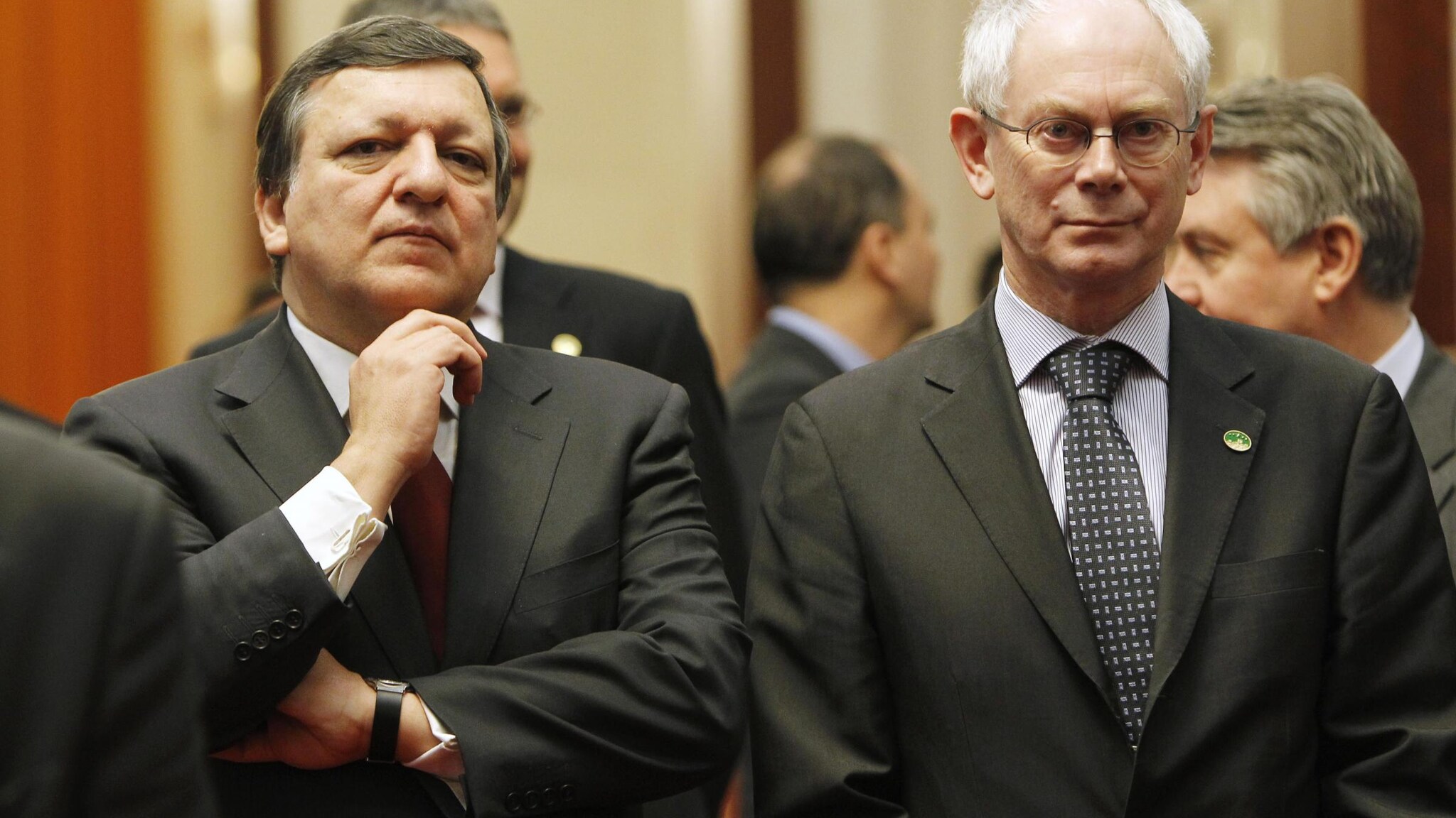 Jose Manuel Barroso, Herman Van Rompuy
