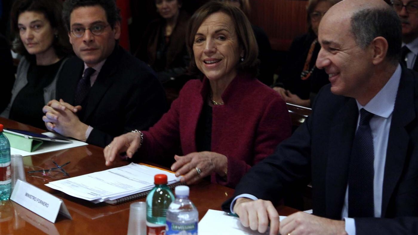 Elsa Fornero e Corrado Passera