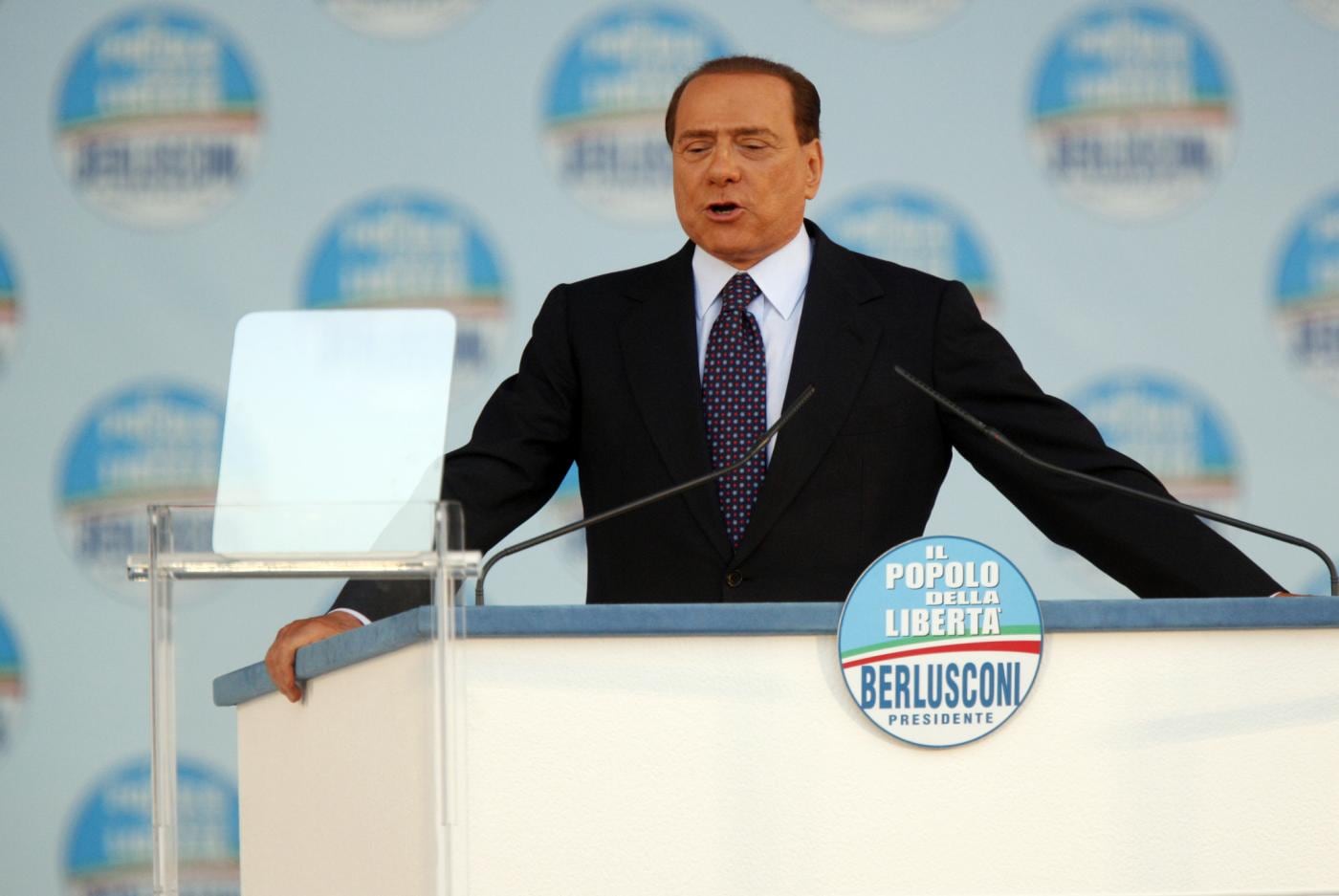 ansa ha pubblicato audio dell inno del partito di berlusconi