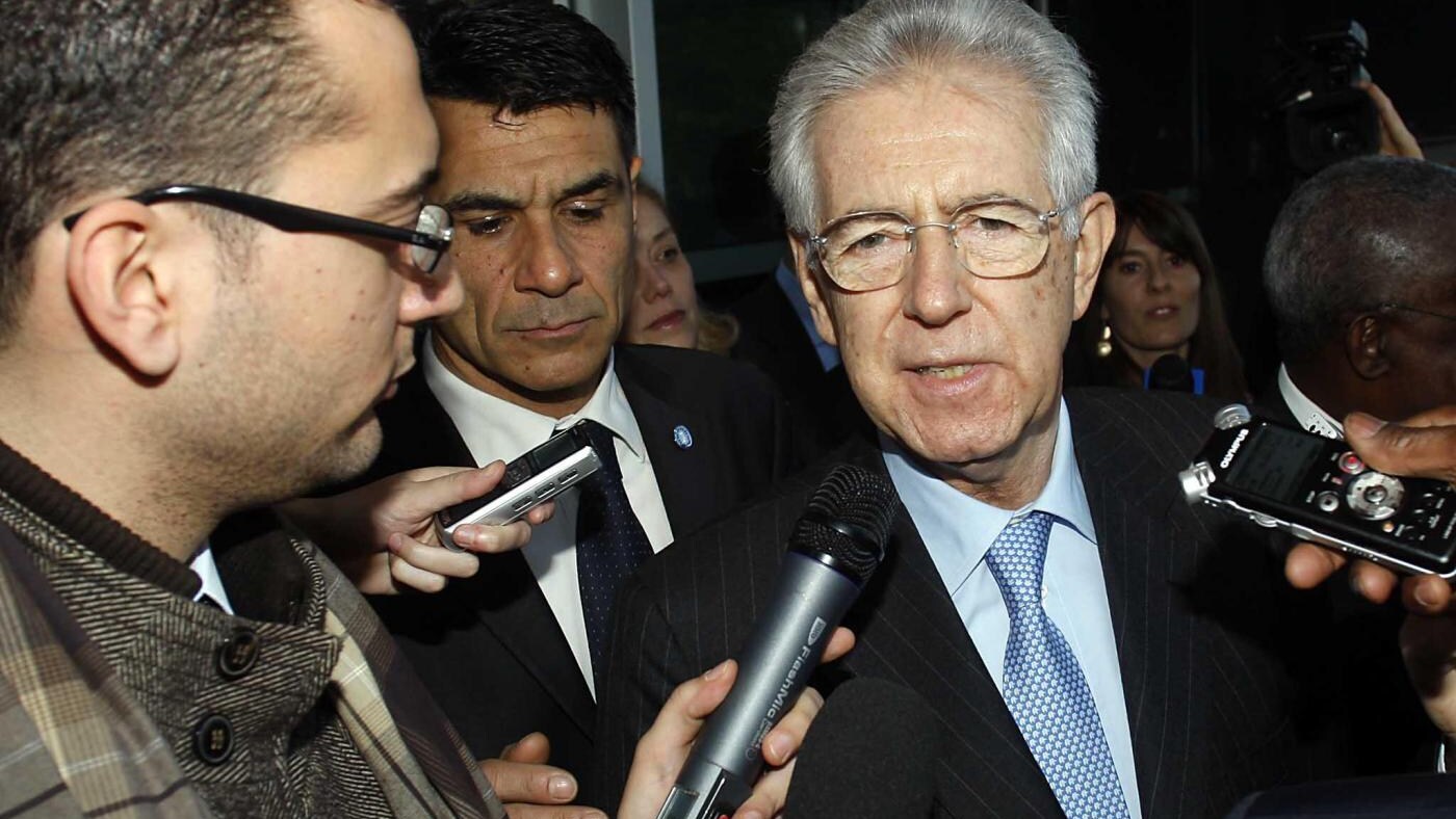 Il Presidente del Consiglio Monti