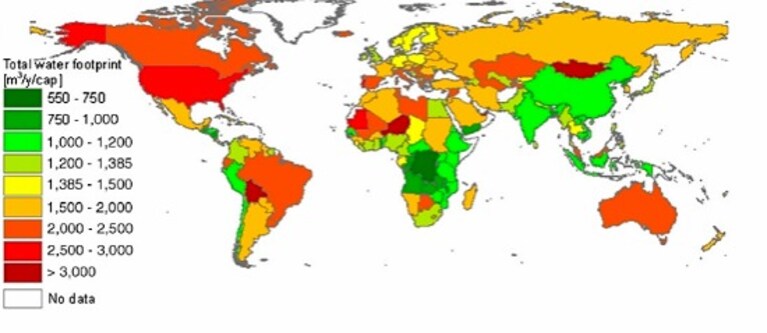 Chi e in che quantità consuma veramente l'acqua del nostro pianeta L'ultima ricerca pubblicata da PNAS, basata su dati statistici e demografici relativi all'oro blu in tutto il mondo, chiarisce molti aspetti a proposito dell'impronta idrica dell'umanità.