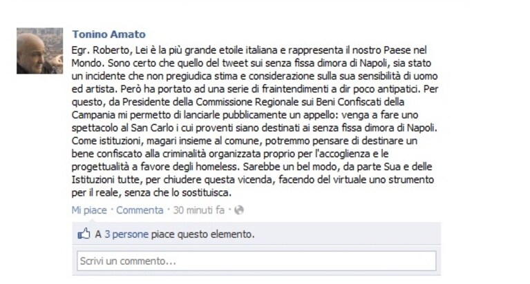 tonino amato su facebook