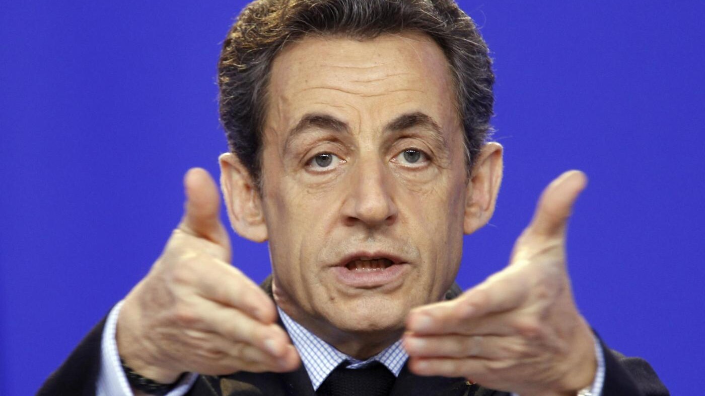 Il premier francese Sarkozy