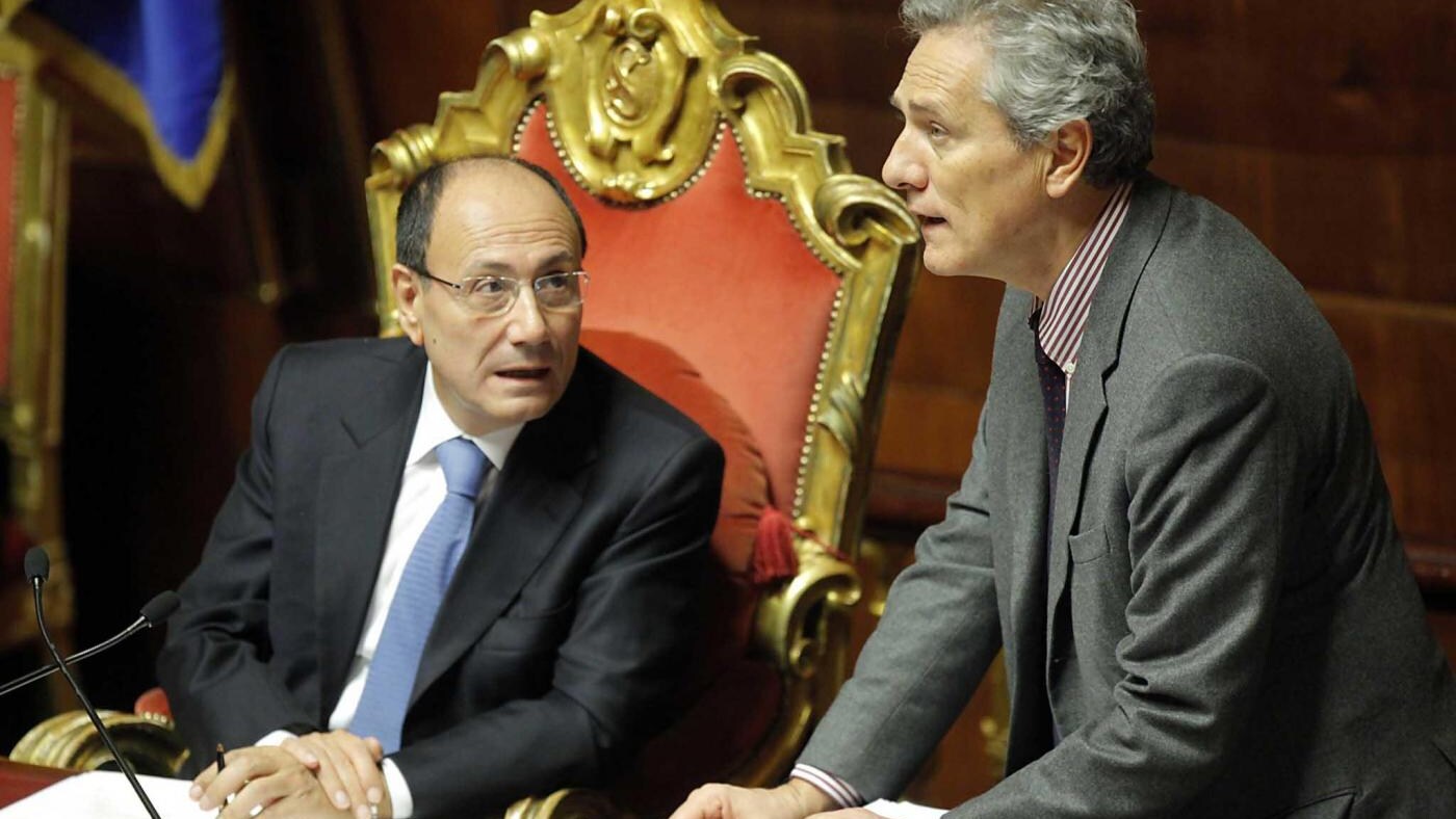 Renato Schifani e Francesco Rutelli