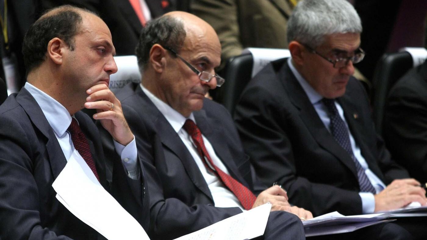 I leader di Pdl, Pd e Udc