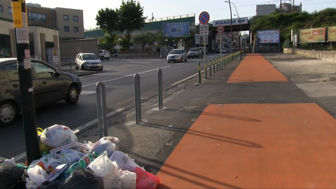 La pista ciclabile di de Magistris