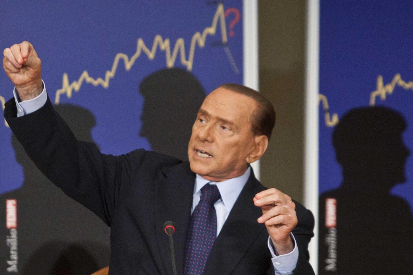 Berlusconi: "Entro in gara per vincere ma Palazzo Chigi non mi è mai mancato"