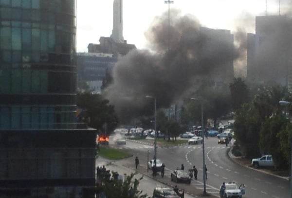 esplosione tel aviv israele