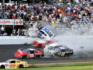 Immagine dello schianto a daytona
