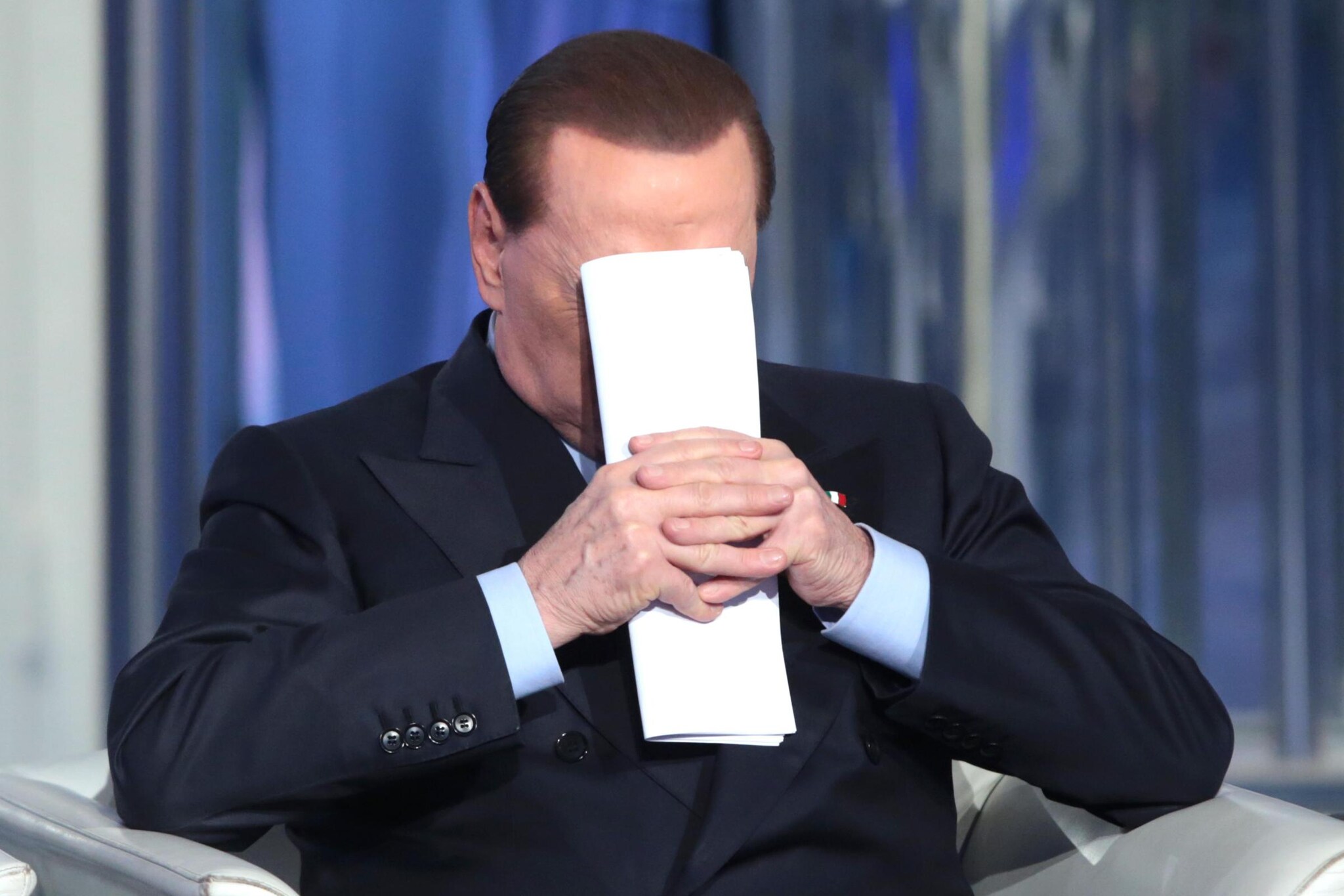 Silvio Berlusconi ospite a "Porta a Porta"