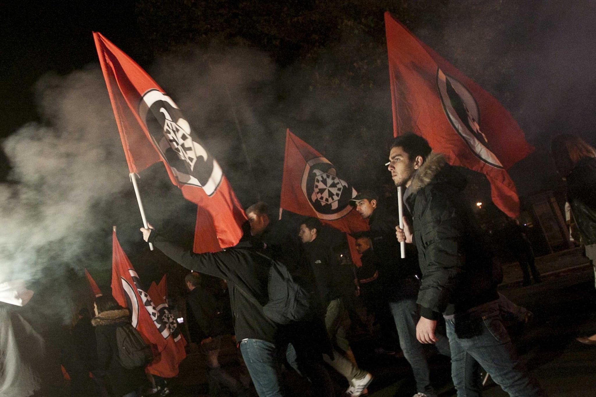 Roma blindata, corteo Casapound
