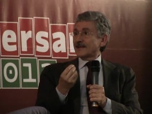 l'ex-presidente del Consiglio, Massimo D'Alema