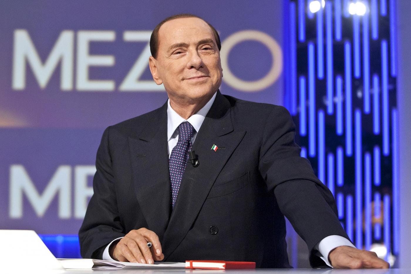 Silvio Berlusconi ospite a "Otto e Mezzo"
