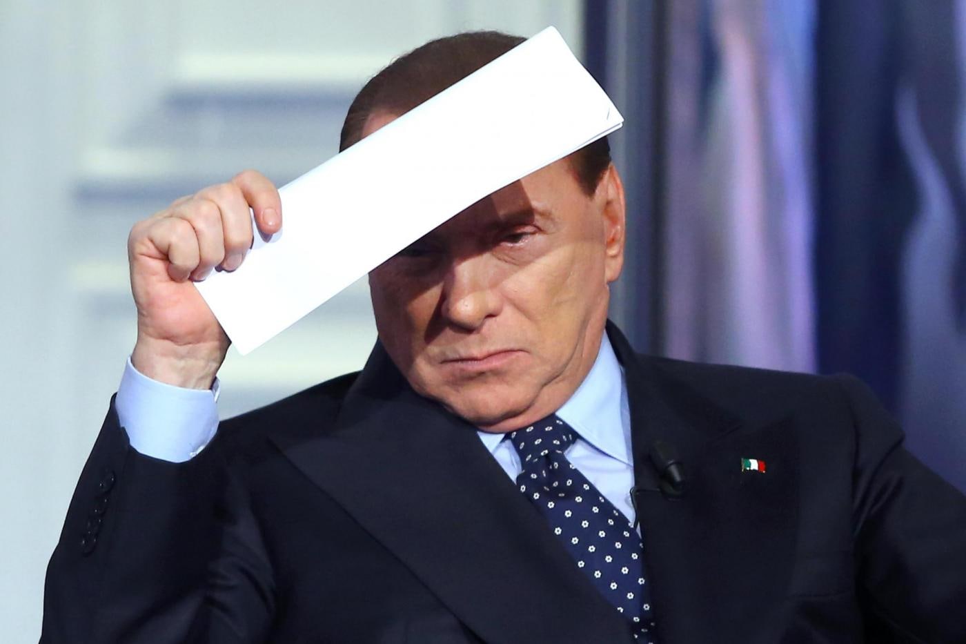Silvio Berlusconi ospite a &quot;Porta a Porta&quot;