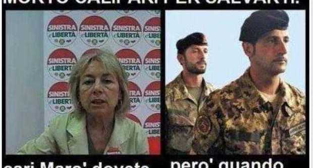 Consigliere insulta la Sgrena: "I comunisti devono essere sterminati alla Hitler maniera"