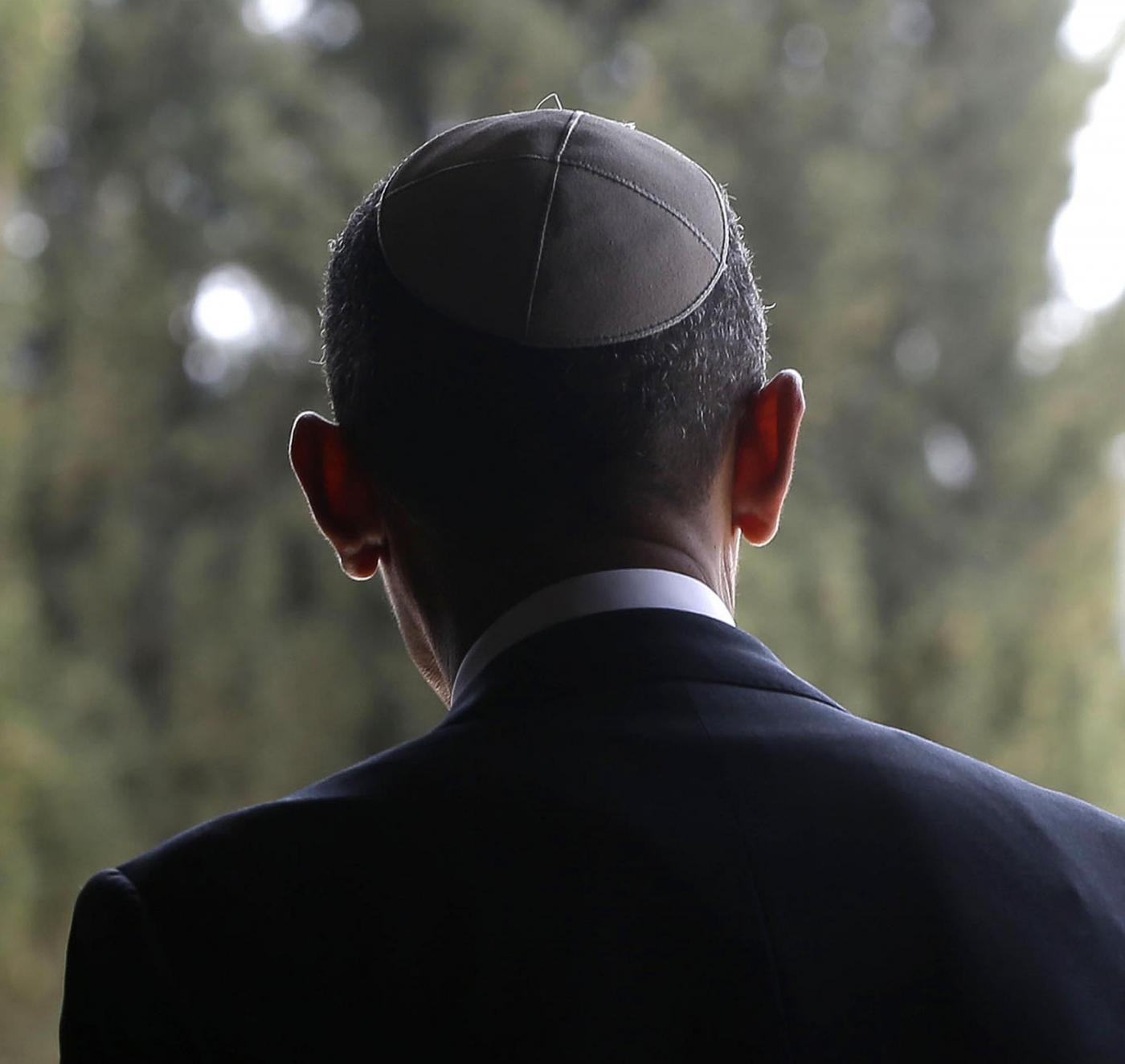 Barack Obama in visita al Yad Vashem , memoriale dell'Olocausto