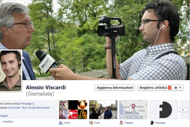 Alessio Viscardi su Facebook e Twitter