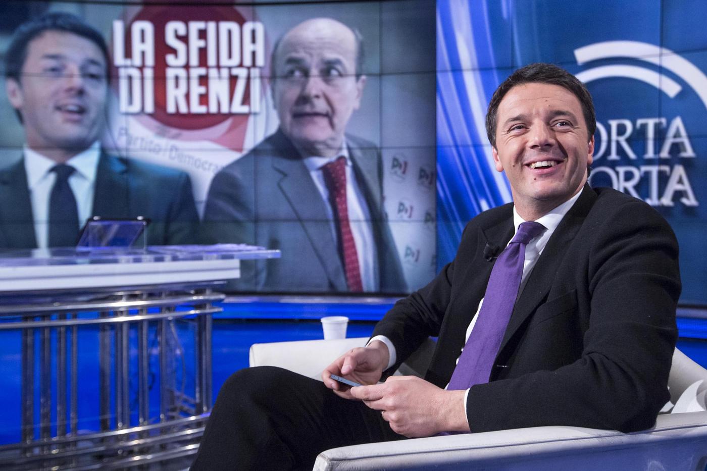 Rai Uno - Matteo Renzi ospite a "Porta a Porta"