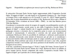 Il tappeto di Iqbal chiede l'affido di Berlusconi