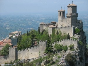 Uno scorcio della Repubblica di San Marino