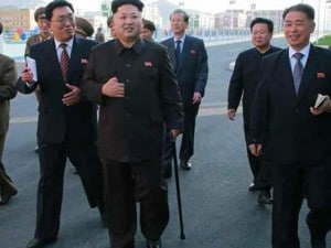 Kim Jong-un bastone