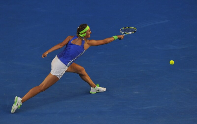 Lo sforzo dell\'Azarenka