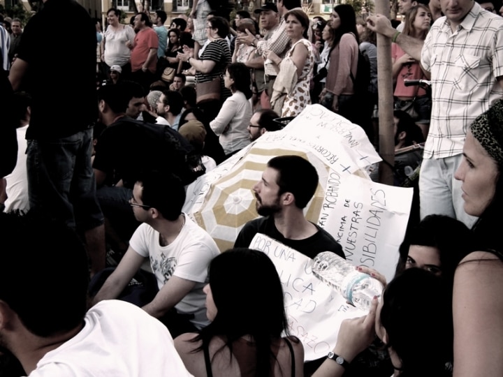 Indignati nel giorno del primo anniversario del 15M/ 10