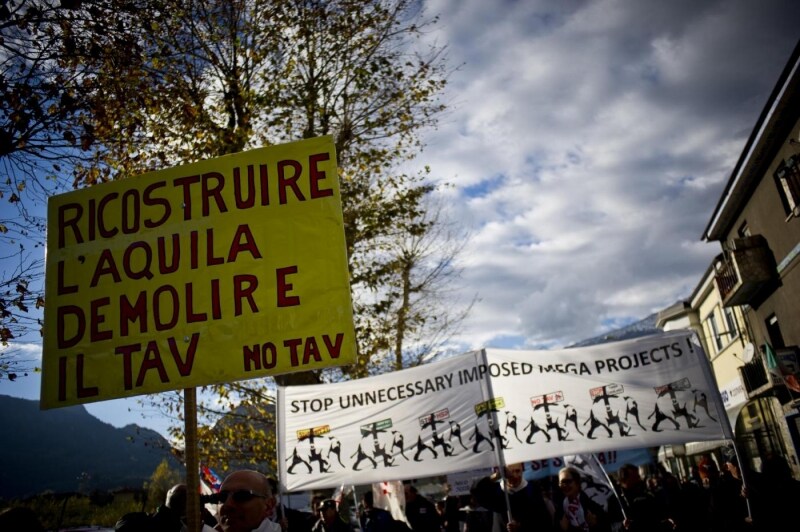 No Tav, le immagini della marcia
