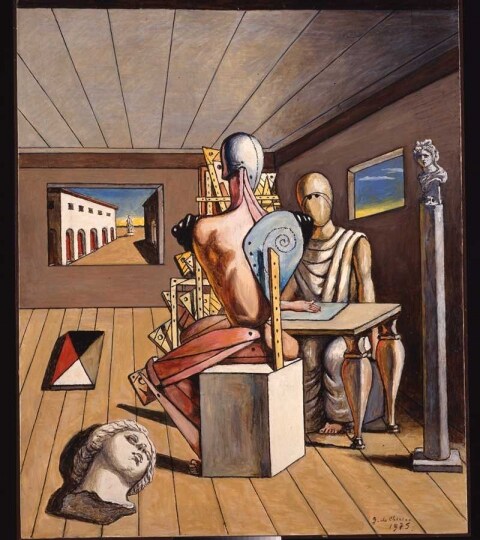 Giorgio de Chirico, Il poeta e il pittore, 1975