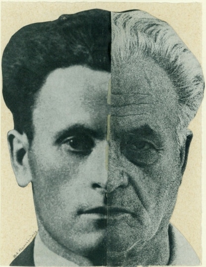 Gino De Dominicis, Senza titolo (il giovane e il vecchio), 1970