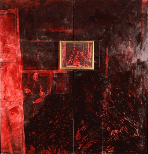 Tano Festa, Las Meninas. Velázquez allo specchio, 1978