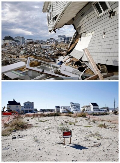 Prima e dopo l\'uragano Sandy in New Jersey - 3