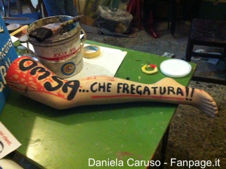 I preparativi del Carnevale del Gridas