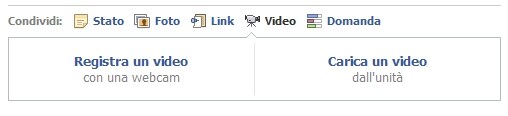 Il procedimento per postare velocemente un filmato su Facebook