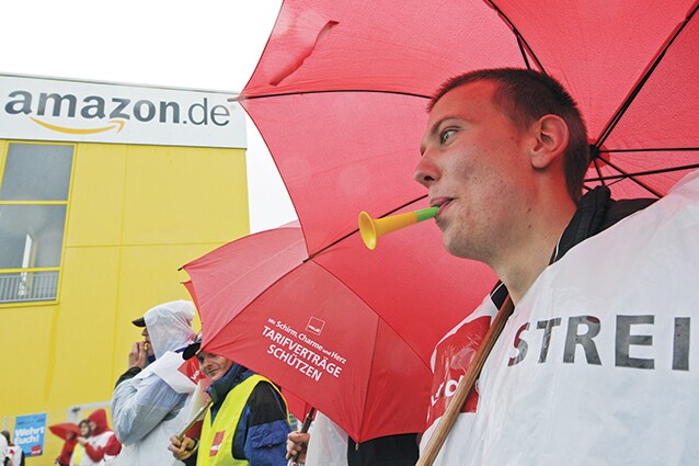 Gli scioperi dei dipendenti di Amazon in Germania