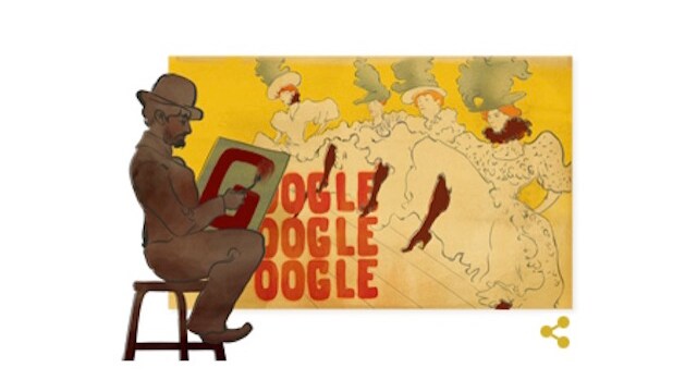 Google Doodle Henri de Toulouse-Lautrec